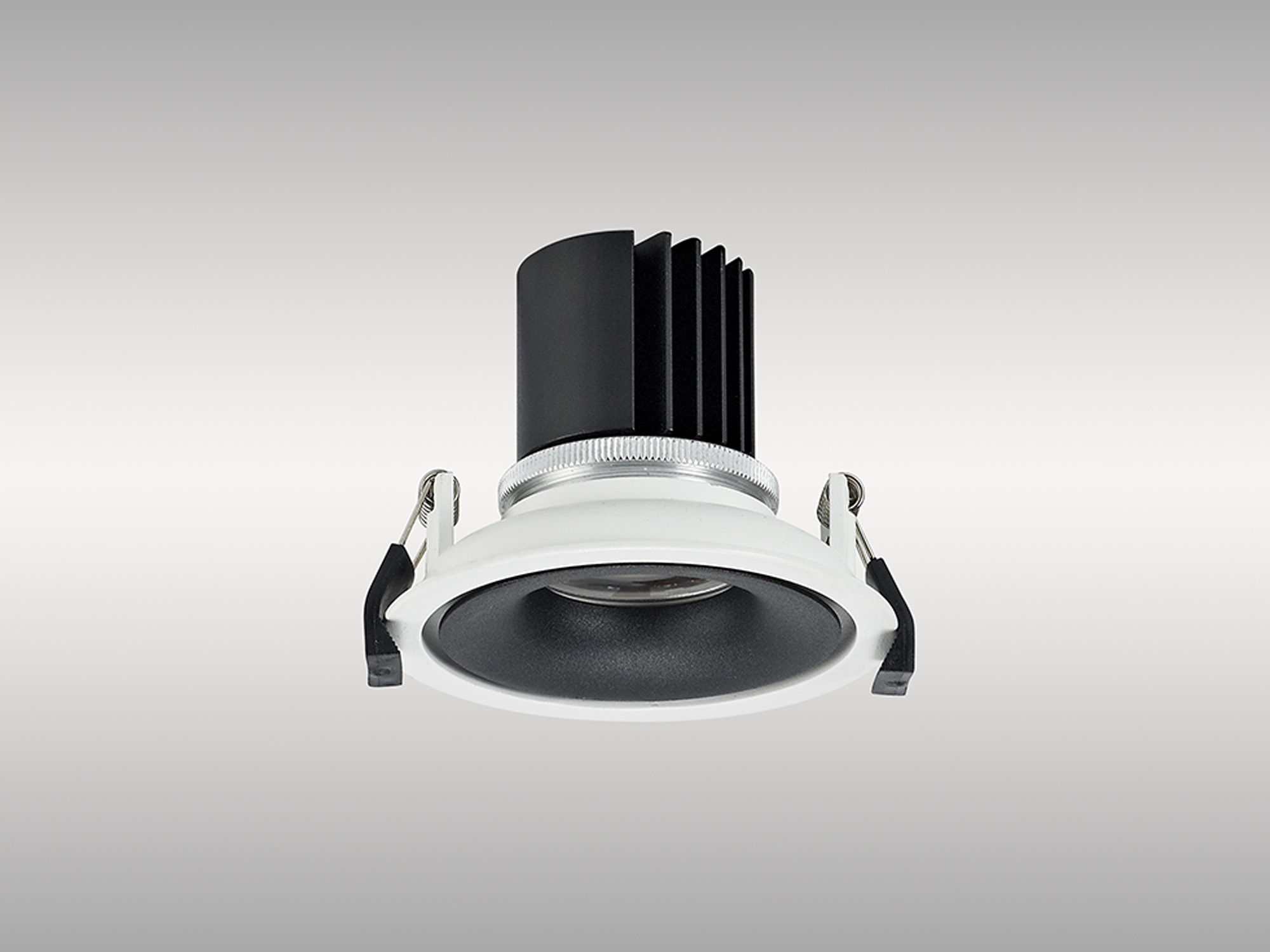 Bolor 9 Tridonic Powered 9W 3000K 840lm 24° CRI>90 LED Engine White/Black Fixed Recessed Spotlight, IP20 DM202026  Dlux Bolor 9